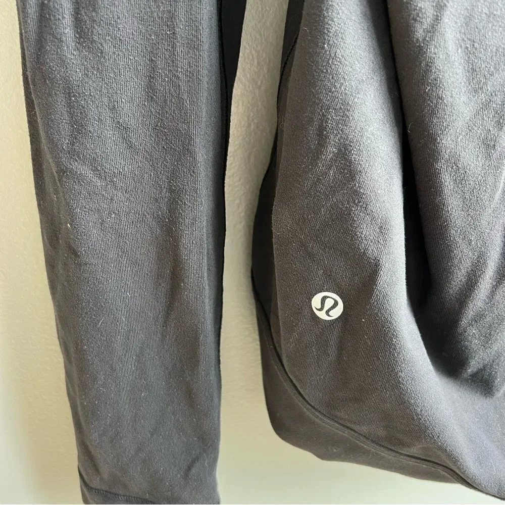 Lululemon Rulu Rally Wrap Long Sleeve Jacket Top Size 4 Black